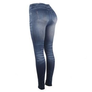 Elastic stretch legging jeans
